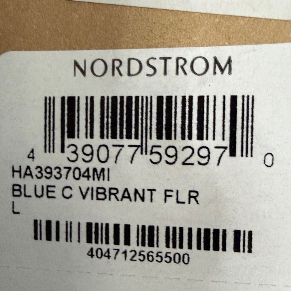 Halogen Blue Vibrant Floral Pleated Skirt Sz. L (1) NWT! - Picture 9 of 9